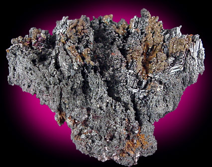 Goethite pseudomorph after Selenite from La Condesa Mine, Santa Eulalia, Mexico