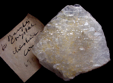 Barite from Cheshire Barite Mine, Jinny Hill Road, Cheshire, New Haven County, Connecticut