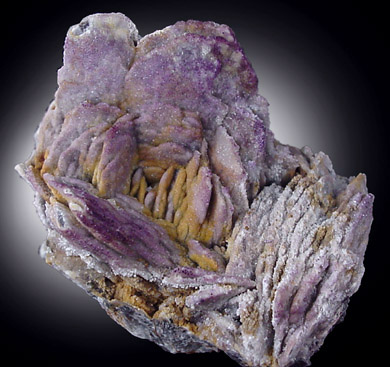 Fluorite on Barite from Galena King Mine, Bernalillo County, New Mexico