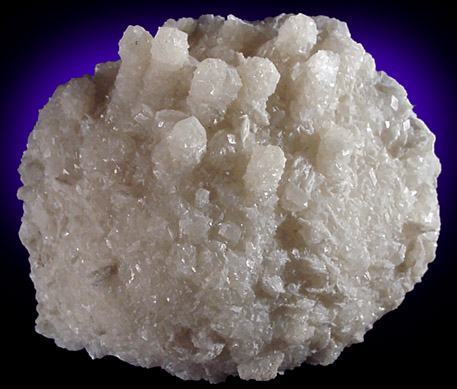 Witherite over Calcite from Fallowfield near Hexam, Northumberland, England (Type Locality for Witherite)