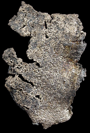Silver from Siscoe Metals Ltd. Mine, Obrien, Ontario, Canada