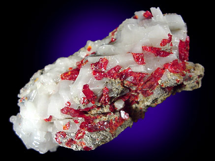 Realgar and Orpiment in Calcite from Getchell Mine, Humbolt County, Nevada
