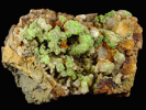 Pyromorphite from Caldbeck Fells, Cumberland, England