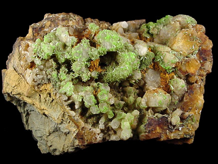 Pyromorphite from Caldbeck Fells, Cumberland, England