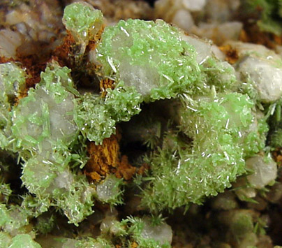 Pyromorphite from Caldbeck Fells, Cumberland, England