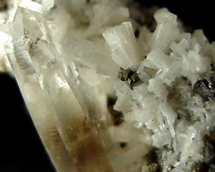 Bertrandite and Smoky Quartz from Kara Oba (Dzhambul), Betpakdala Desert, Karaganda Oblast', Kazakhstan