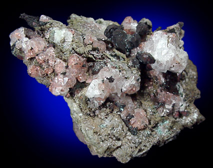 Copper and Calcite from Keweenaw Peninsula, Houghton County, Michigan