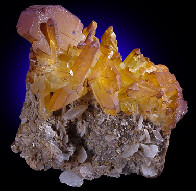 Quartz var. Faden-habit with Calcite from Toyee, near Wana, South Waziristan, North West Frontier Prov., Pakistan