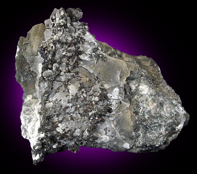 Silver in Calcite from Provincial Mine, Cobalt District, Ontario, Canada
