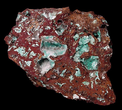 Aurichalcite from Castle of Quirra, Sardinia, Italy