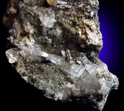 Quartz with Magnesite, Kyanite, Almandine from Becker Quarry, West Willington, Connecticut