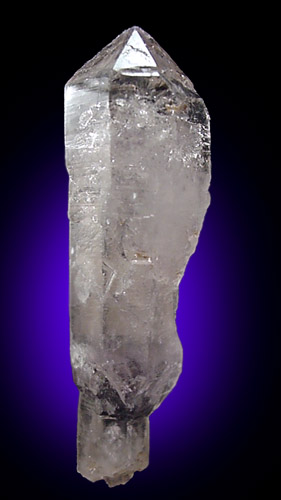 Quartz, amethystine scepter from Royal Scepter Mine, Grant County, New Mexico