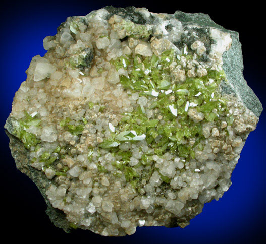 Titanite var. Sphene on Calcite from Gilgit District, Gilgit-Baltistan, Pakistan