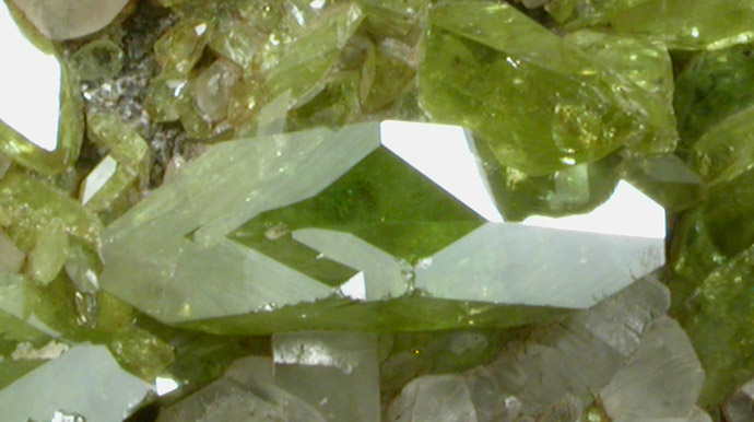 Titanite var. Sphene on Calcite from Gilgit District, Gilgit-Baltistan, Pakistan