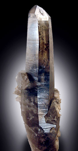 Quartz var. Smoky from Mount White, Chaffee County, Colorado