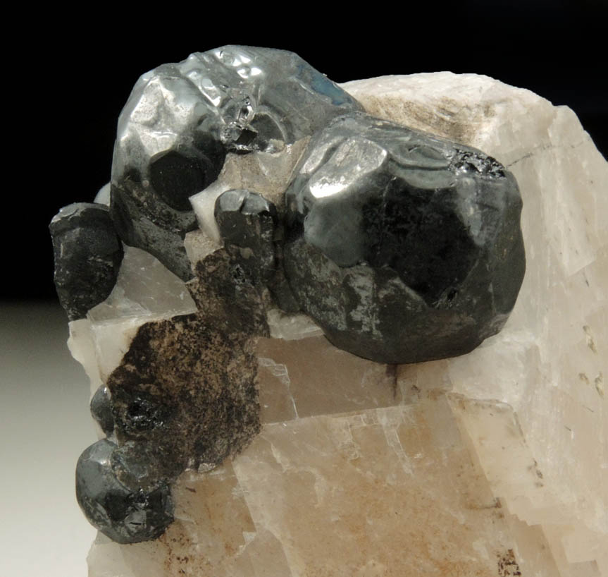 Franklinite (rare dodecahedral form) from Franklin District, Sussex County, New Jersey (Type Locality for Franklinite)