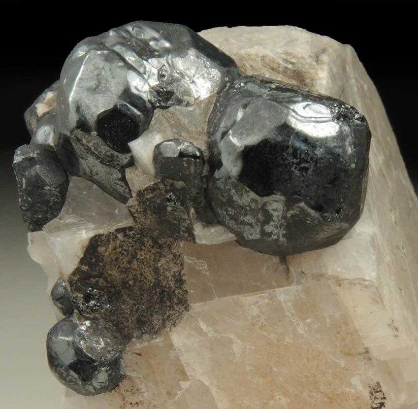 Franklinite (rare dodecahedral form) from Franklin District, Sussex County, New Jersey (Type Locality for Franklinite)