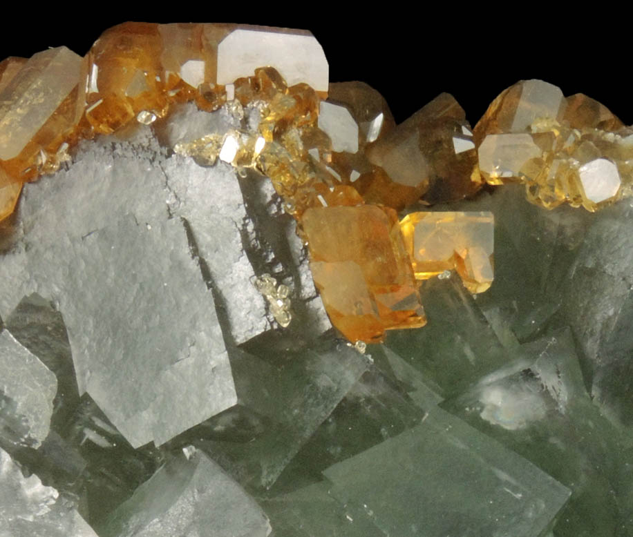 Barite over Fluorite from Xiefang Mine, Ruijin, Jiangxi, China