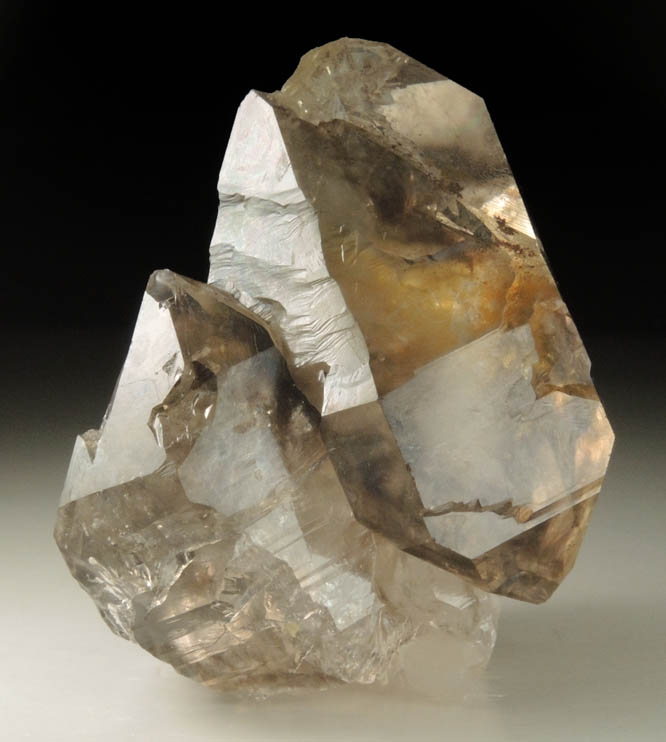 Quartz var. Smoky Quartz parallel crystals from Tamminen Quarry, Greenwood, Oxford County, Maine