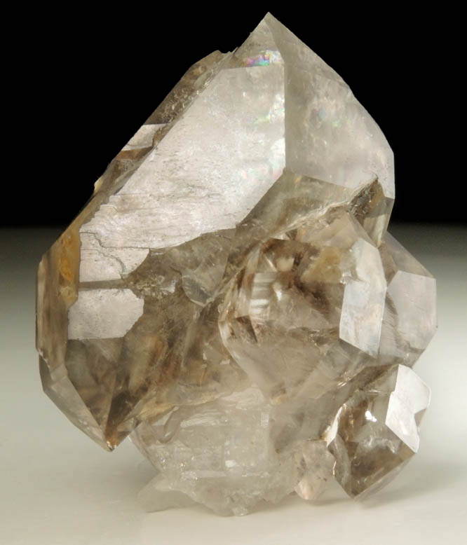 Quartz var. Smoky Quartz parallel crystals from Tamminen Quarry, Greenwood, Oxford County, Maine
