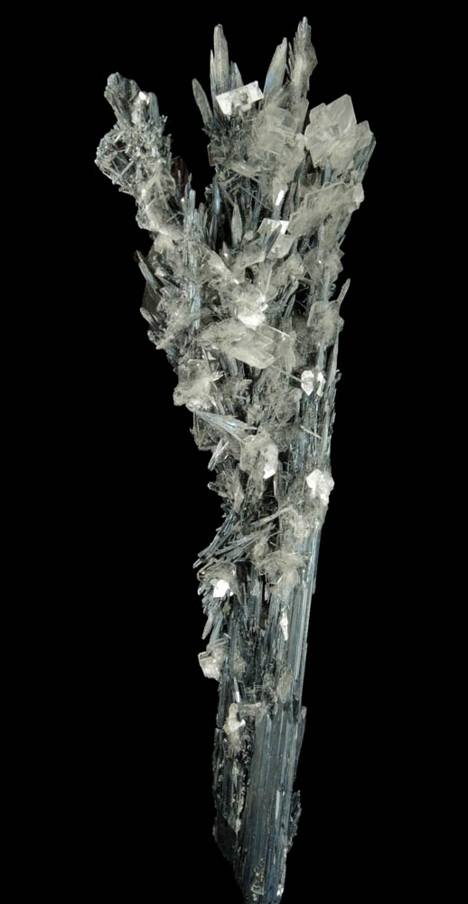 Stibnite with Barite from Baia Sprie (Felsbnya), Maramures, Romania