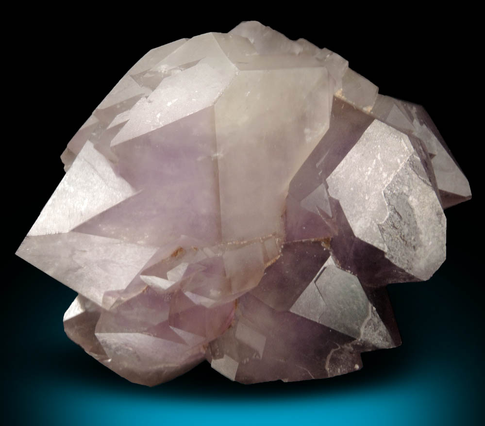 Quartz var. Amethyst from Reel Mine, Iron Station, Lincoln County, North Carolina