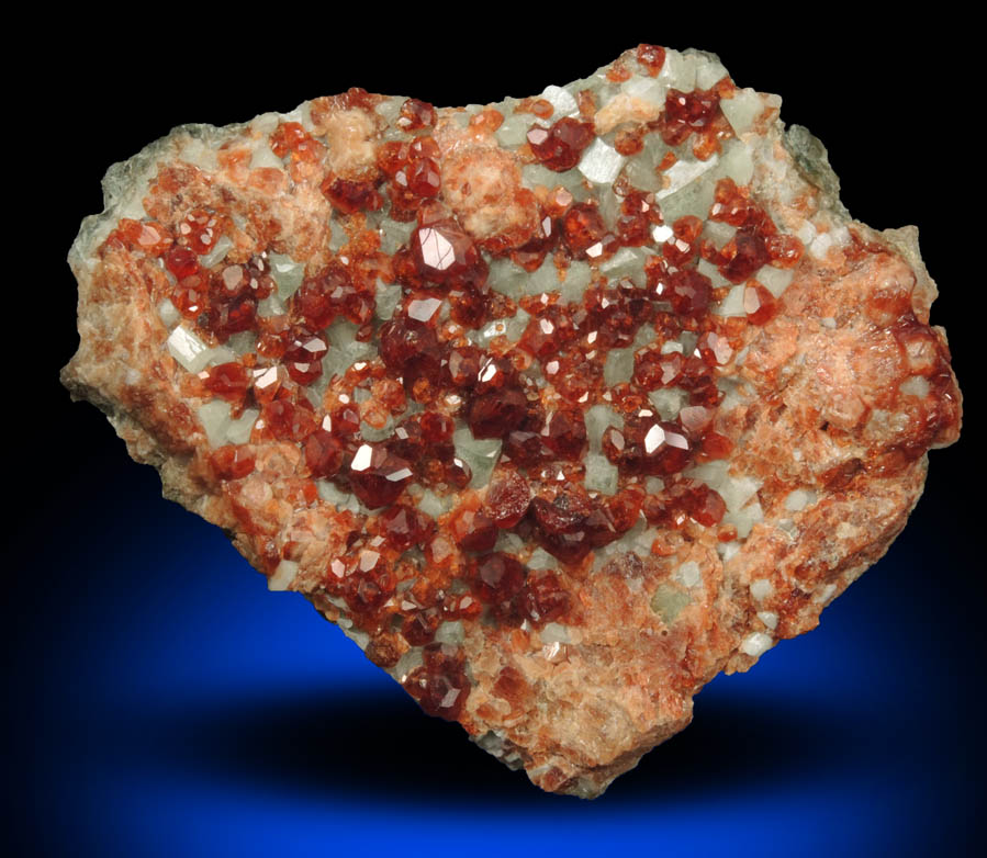 Grossular Garnet with Diopside from Belvidere Mountain Quarries, Lowell (commonly called Eden Mills), Orleans County, Vermont