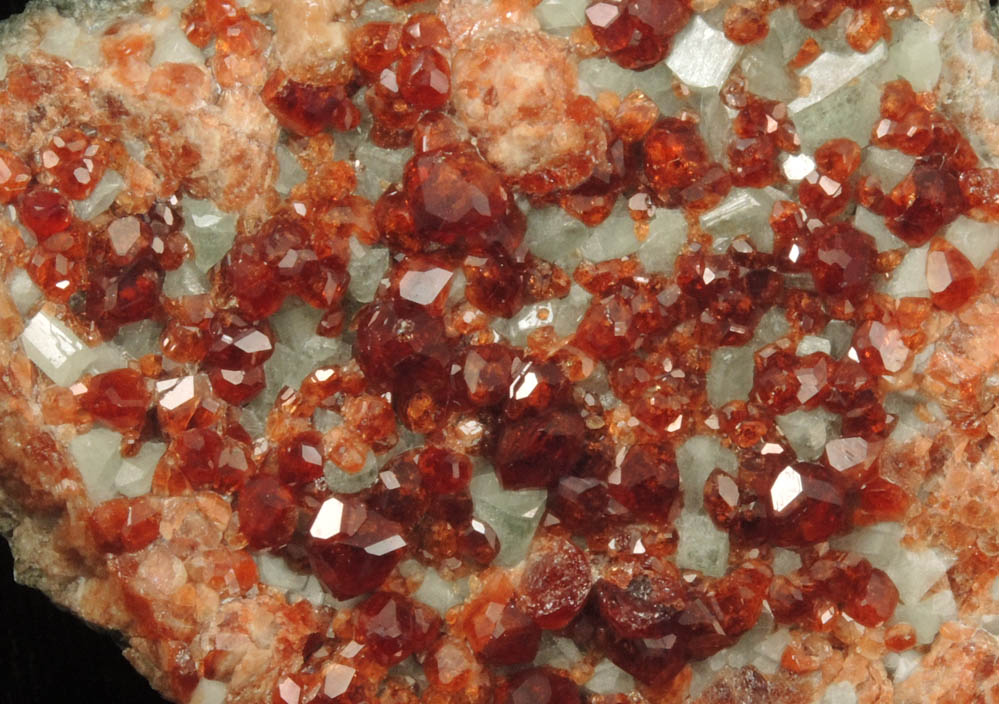 Grossular Garnet with Diopside from Belvidere Mountain Quarries, Lowell (commonly called Eden Mills), Orleans County, Vermont