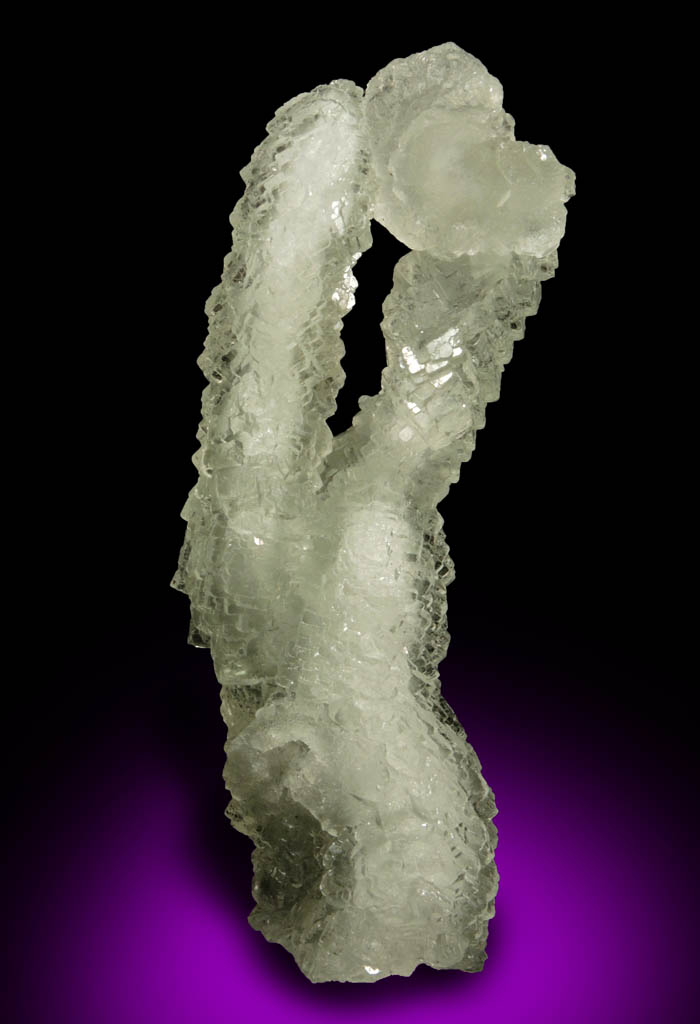 Fluorite (twisted hollow stalactitic formations) from Fujian, China