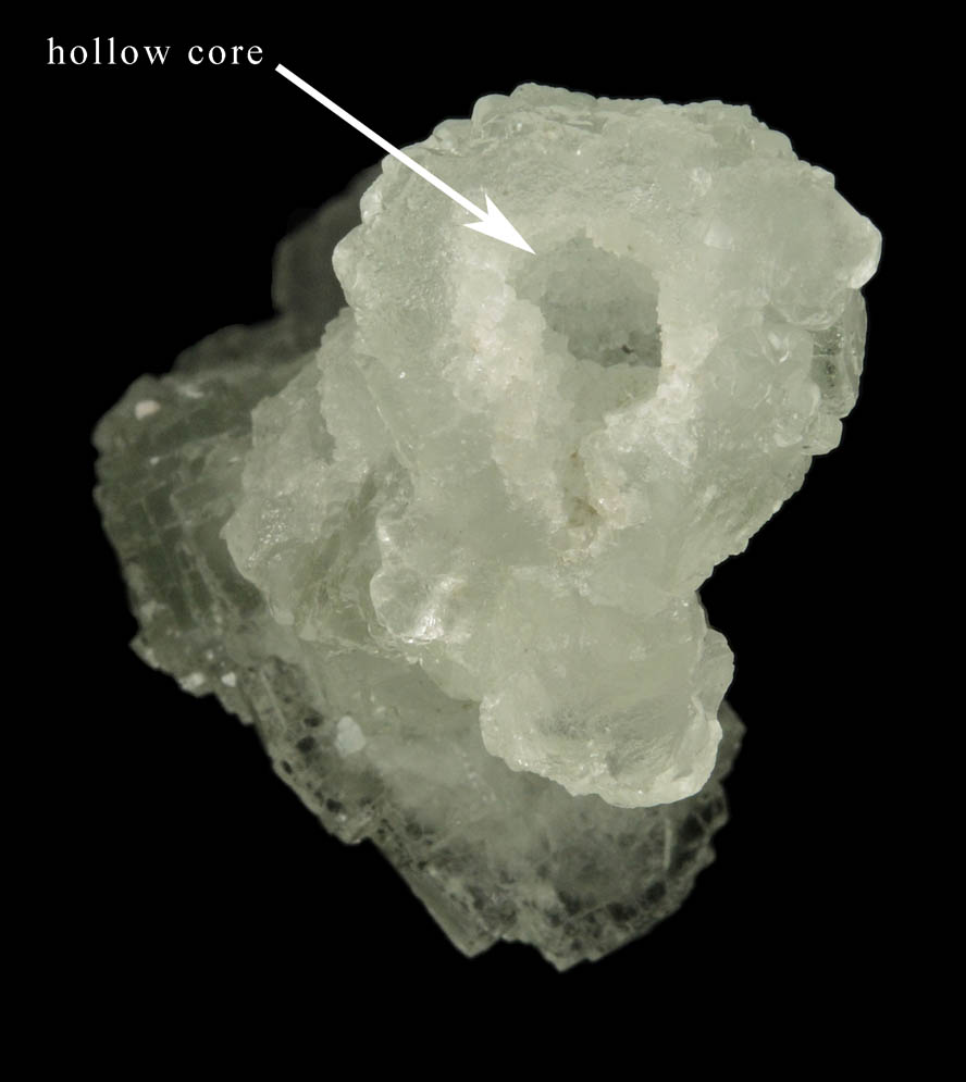 Fluorite (twisted hollow stalactitic formations) from Fujian, China