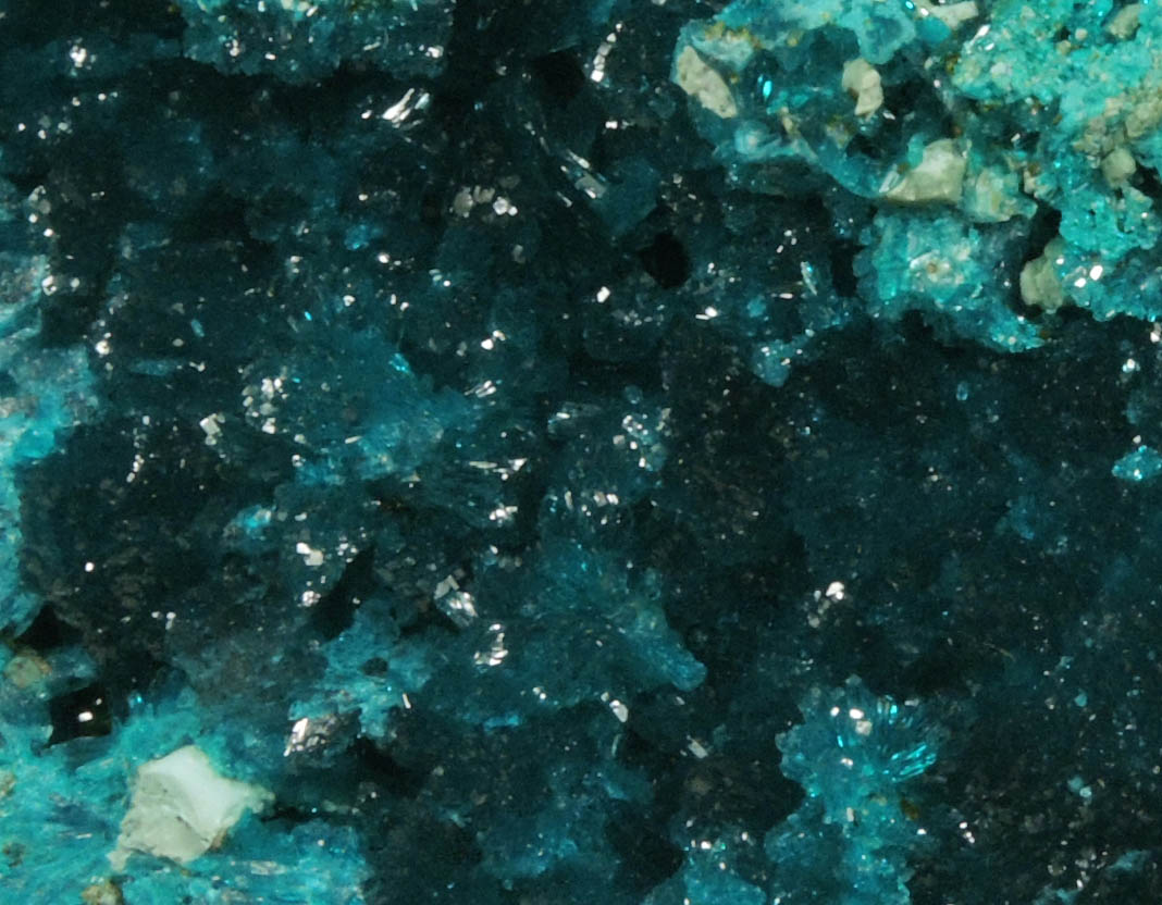 Dioptase and Chrysocolla from Milpillas Mine, Cuitaca, Sonora, Mexico