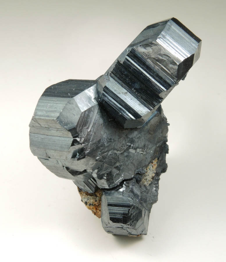 Bournonite (cogwheel twins) from Machacamarca District, Cornelio Saavedra, Potos, Bolivia