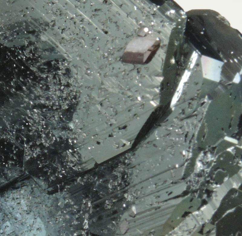 Hematite var. Eisenrose with Rutile from Zillertal, Tyrol, Austria