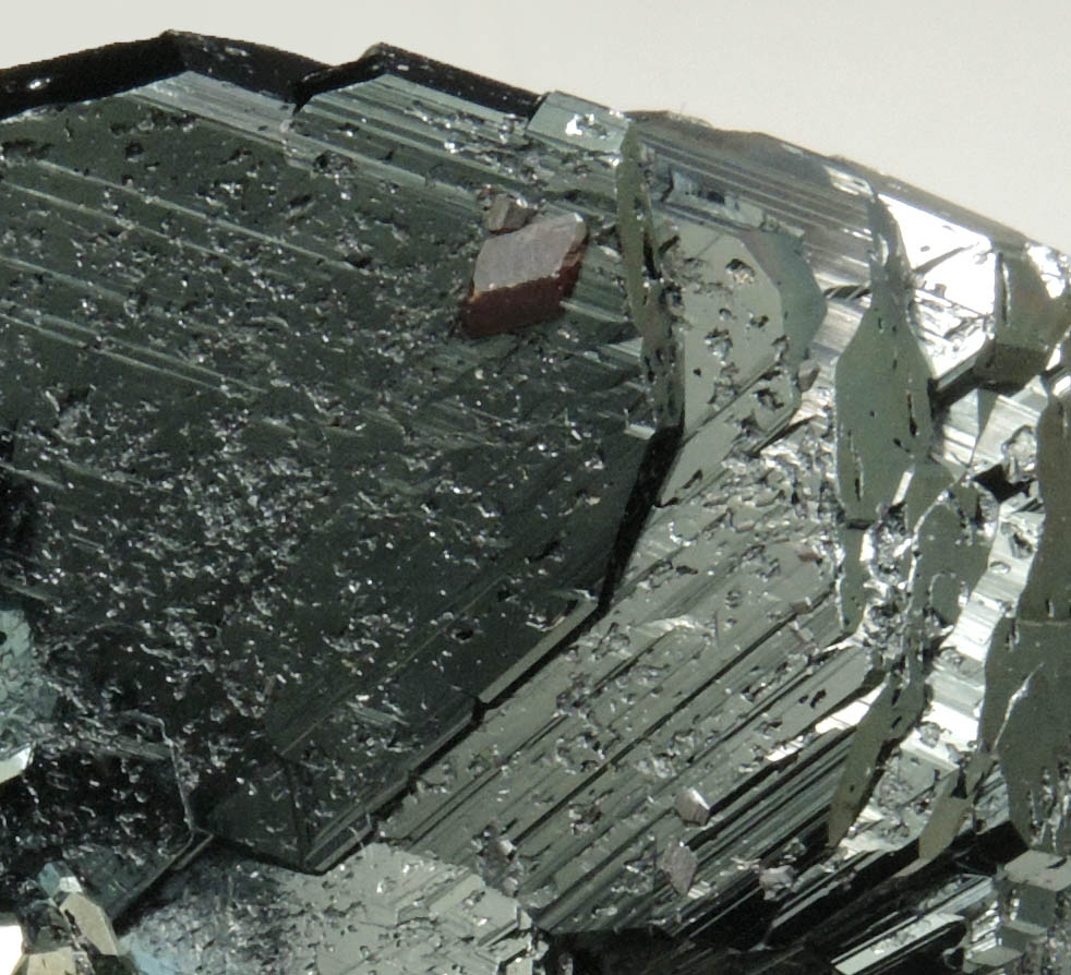 Hematite var. Eisenrose with Rutile from Zillertal, Tyrol, Austria