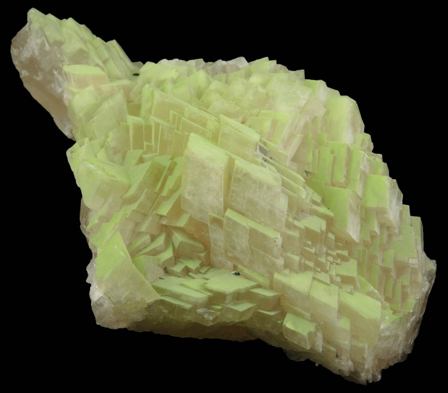 Calcite with Duftite overgrowth from Tsumeb Mine, Otavi-Bergland District, Oshikoto, Namibia (Type Locality for Duftite)