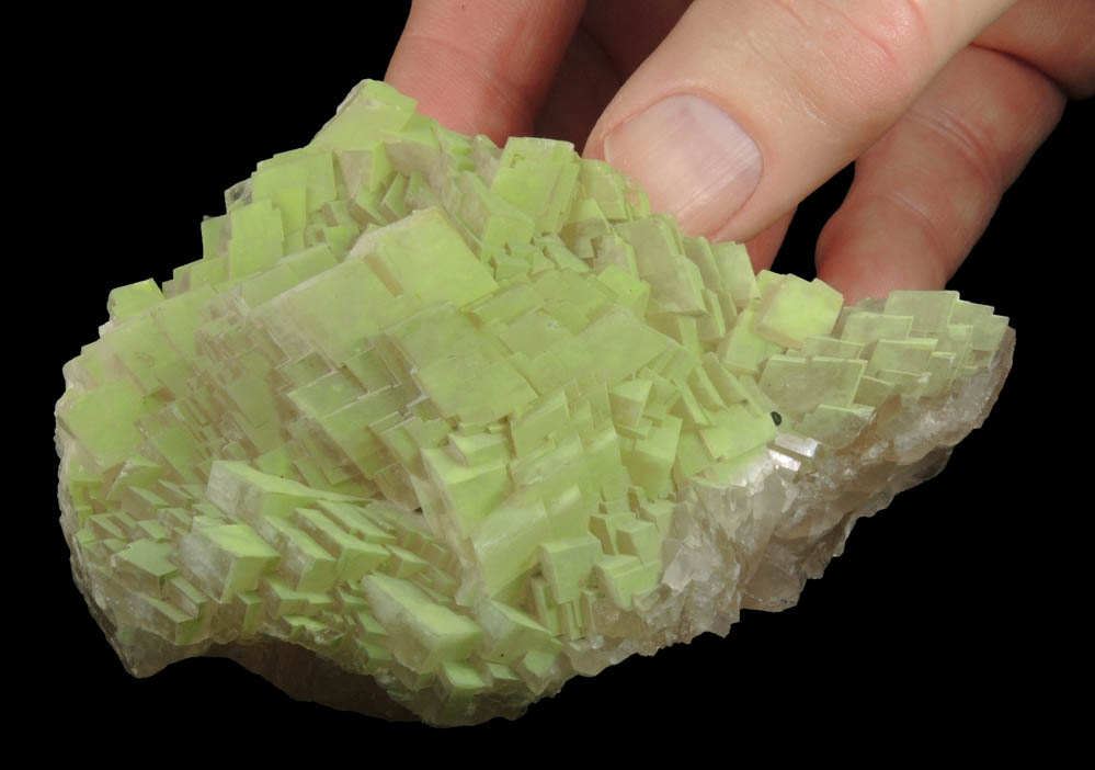 Calcite with Duftite overgrowth from Tsumeb Mine, Otavi-Bergland District, Oshikoto, Namibia (Type Locality for Duftite)