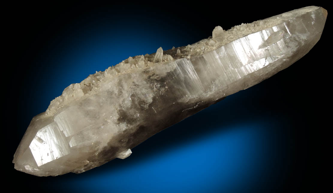 Quartz var. Smoky Quartz (doubly terminated) from Peter's Pocket, Bartlett, Carroll County, New Hampshire