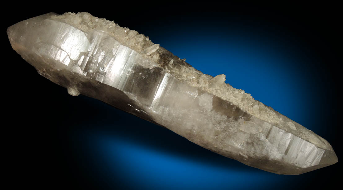 Quartz var. Smoky Quartz (doubly terminated) from Peter's Pocket, Bartlett, Carroll County, New Hampshire