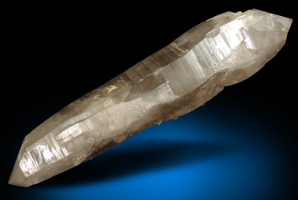 Quartz var. Smoky Quartz (doubly terminated) from Peter's Pocket, Bartlett, Carroll County, New Hampshire