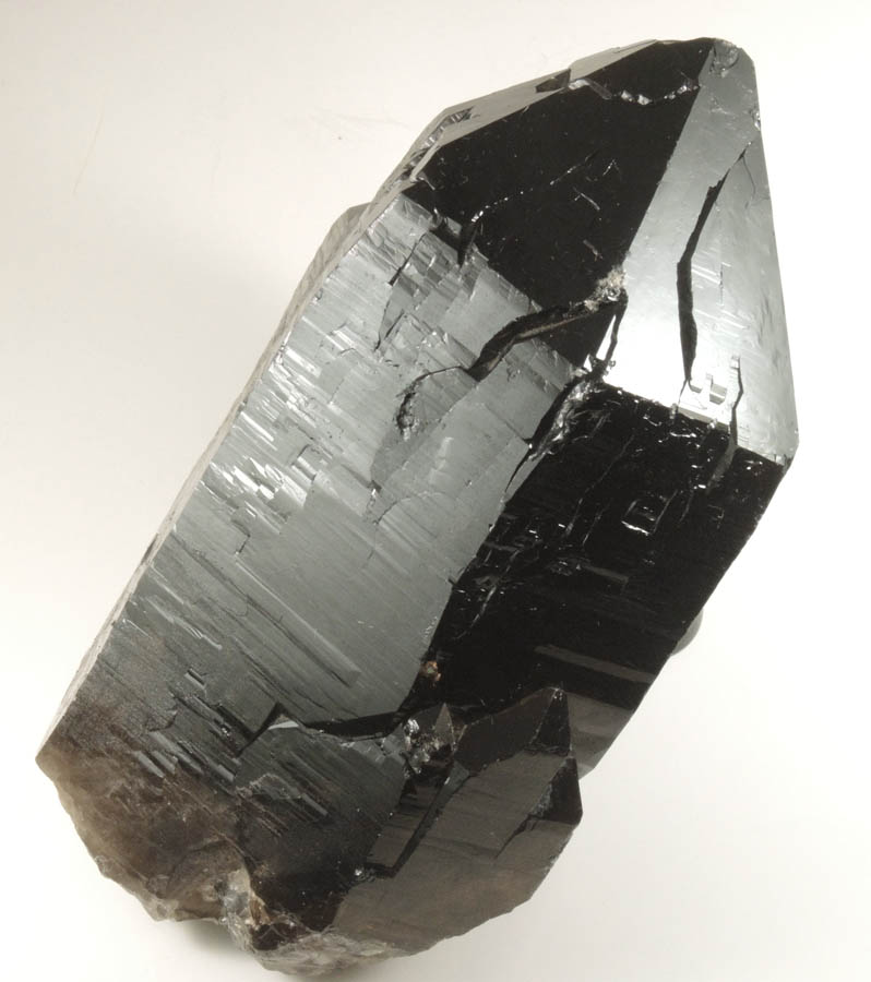 Milarite on Quartz var. Smoky Quartz from Cliff Site, Moat Mountain, Hale's Location, west of North Conway, New Hampshire