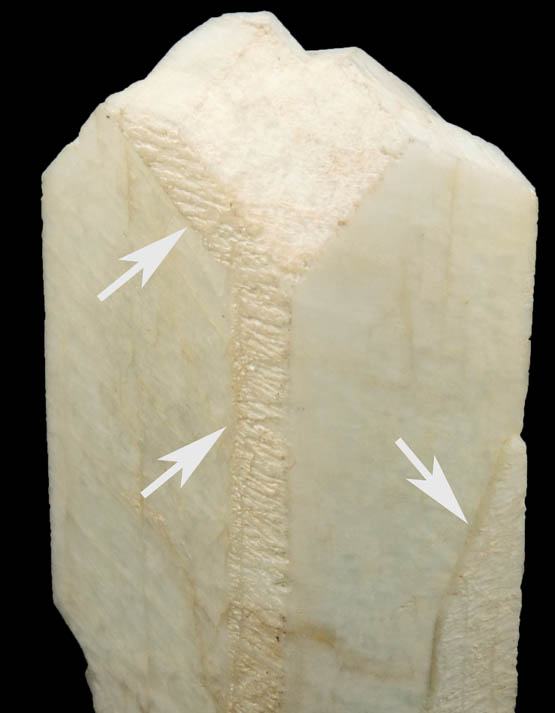 Microcline (Baveno Twin) from Ravine Locality, Moat Mountain, Bartlett, Carroll County, New Hampshire