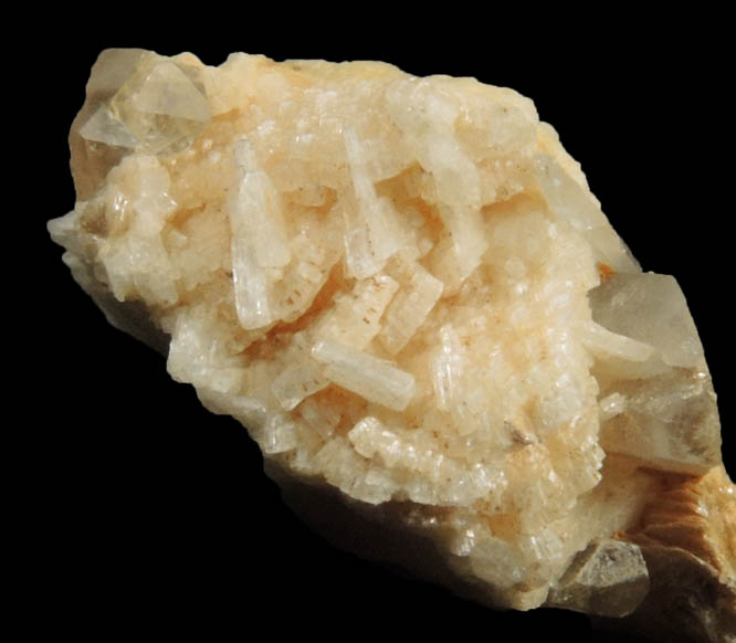 Milarite on Feldspar with Quartz from Ravine Locality, Moat Mountain, Bartlett, Carroll County, New Hampshire