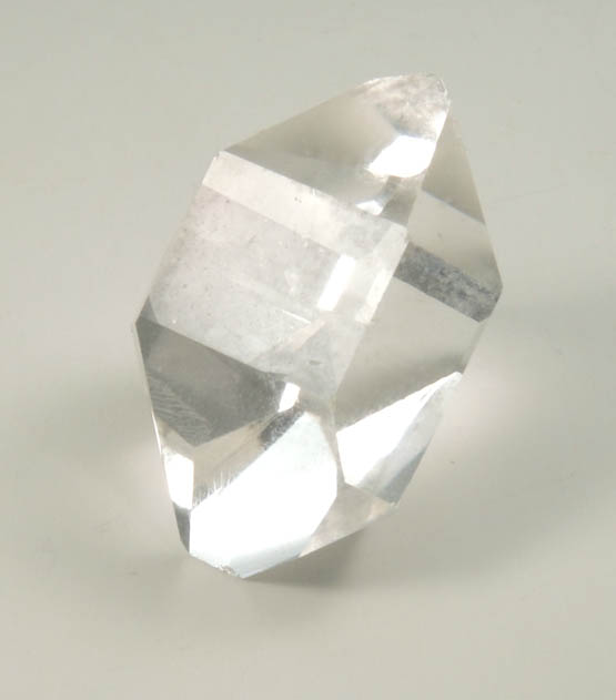 Quartz var. Herkimer Diamond (flawless crystal) from Ace of Diamonds Mine, Middleville, Herkimer County, New York