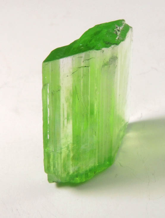 Tremolite var. Chrome Tremolite from Merelani Hills, western slope of Lelatama Mountains, Arusha Region, Tanzania