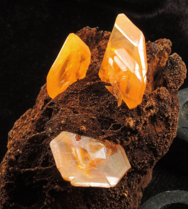 Wulfenite from San Francisco Mine, Cerro Prieto, north of Cucurpe, Sonora, Mexico