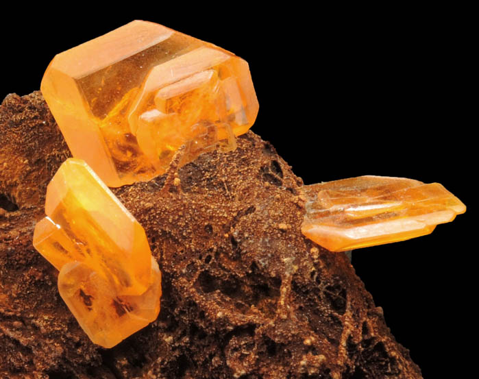 Wulfenite from San Francisco Mine, Cerro Prieto, north of Cucurpe, Sonora, Mexico