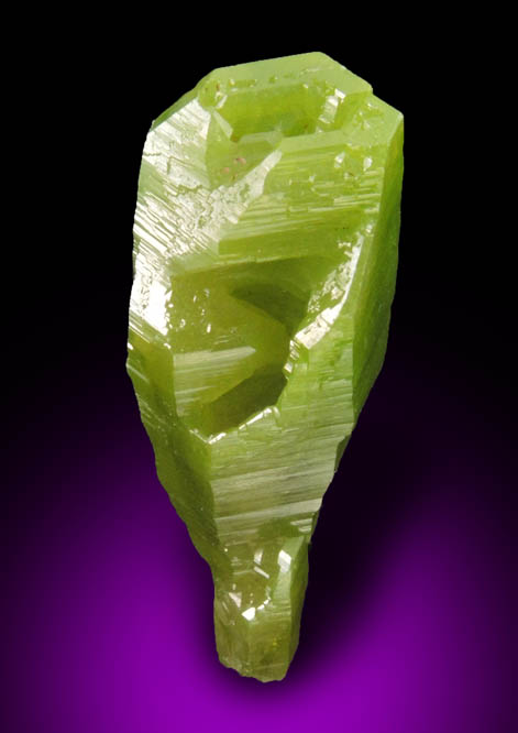 Pyromorphite (hoppered crystal) from Daoping Mine, Yangshuo, Guangxi, China