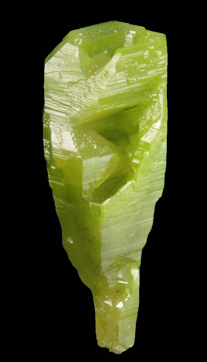 Pyromorphite (hoppered crystal) from Daoping Mine, Yangshuo, Guangxi, China