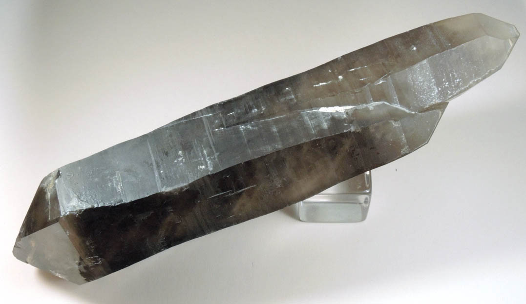 Quartz var. Smoky Quartz (doubly terminated) from Peter's Pocket, Bartlett, Carroll County, New Hampshire