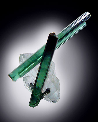 Elbaite Tourmaline and Quartz from Minas Gerais, Brazil